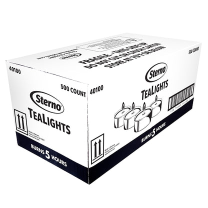 Sterno Wax Tea Sterno Candle Lamp 5 Hour Wax Tealight Candle, 10 x 50 x 1 ct Case - DOT product image 8