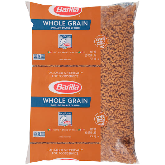 Barilla 100% Whole Grain Non-Gmo Elbows Bulk, 2 x 160 oz Case - DOT product image 2