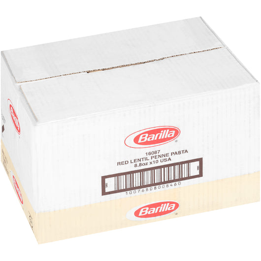 Barilla Vegetarian Non-Gmo Legume Red Lentil Penne Pasta, 10 x 8.8 oz Case - DOT product image 6