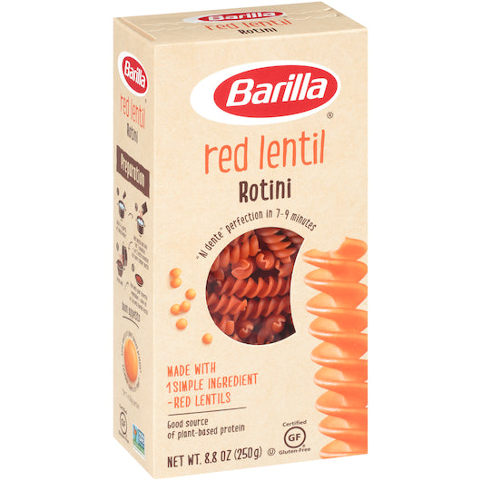 Barilla Red Lentil Rotini Legume, 8.8 Ounce - 10 per case. - DOT product image 5
