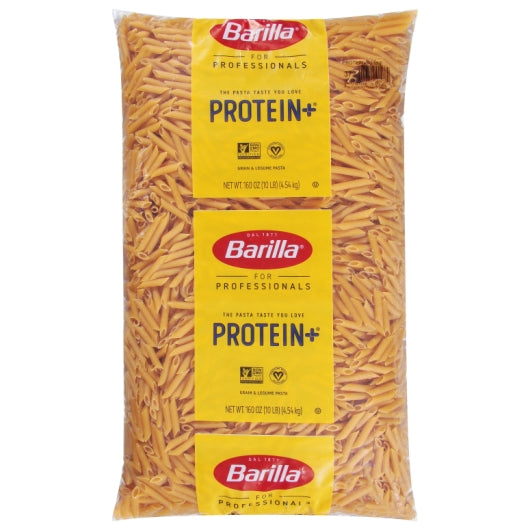 Barilla Protein Plus Penne Bulk, 2 x 160 oz Case - Pantry Ingredients