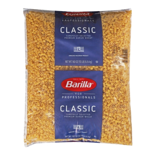 Barilla Ditalini American Bulk, 2 x 160 oz Case - Pantry Ingredients