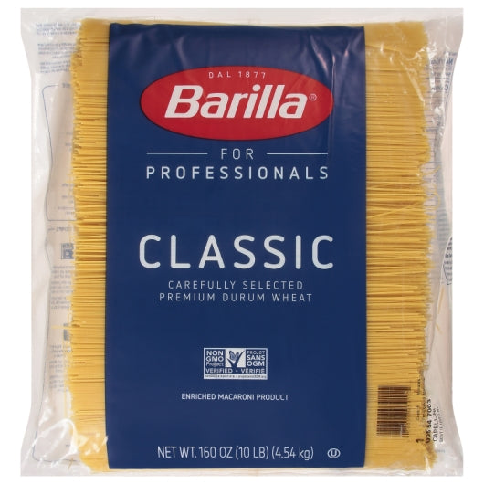 Capelli D' Angelo Capellini Pasta Bulk, 2 x 160 oz Case - Pantry Ingredients
