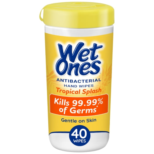 Wet Ones Citrus Antibacterial, 12 x 40 ct Case - Cleaners & Sanitizers