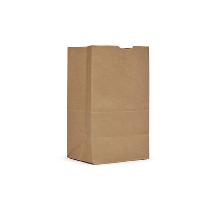 AJM 25# Squat Narrow Base Kraft Bag, 1 x 500 ct Case - DOT product image 3