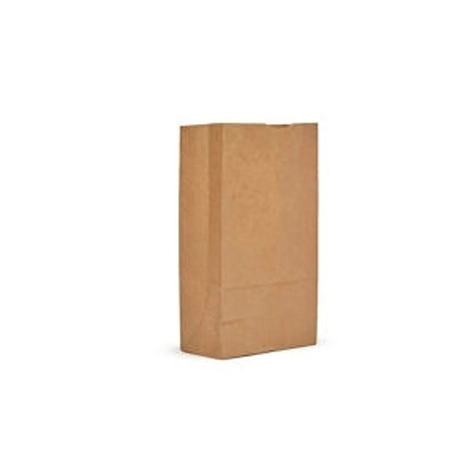 AJM 12# Narrow Base Kraft Bag, 1 x 500 ct Case - Food Containers & Lids