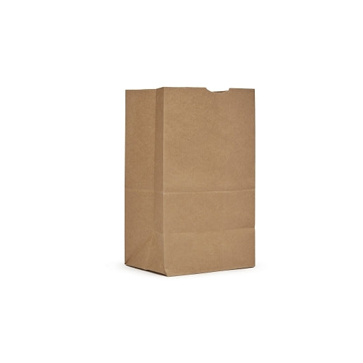 BAG 20# Narrow Base Kraft Extra Heavy Bag, 1 x 500 ct Case - Food Containers & Lids