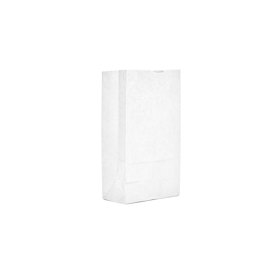 AJM 12# Bleached Bag, 1 x 500 ct Case - Disposables