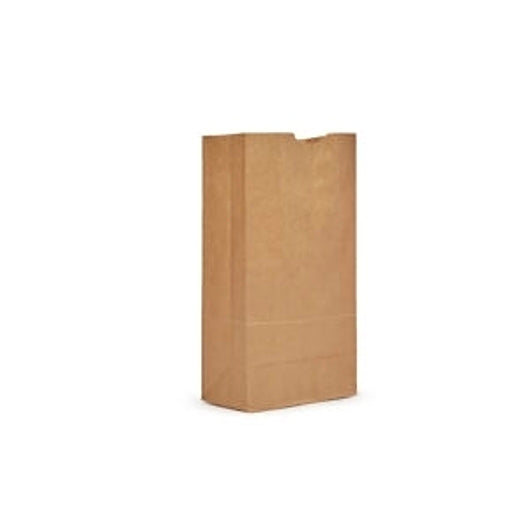 AJM 16# Natural Kraft Bag, 1 x 500 ct Case - Disposables