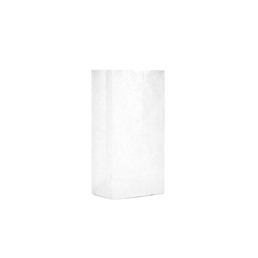 AJM 4# Bleached Bag, 1 x 500 ct Case - Disposables