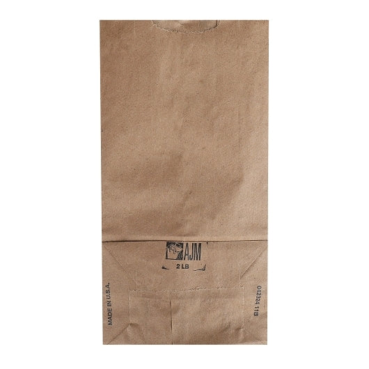 AJM 2# Natural Kraft Bag, 1 x 500 ct Case - DOT product image 2
