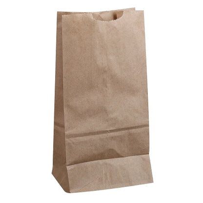 AJM 2# Natural Kraft Bag, 1 x 500 ct Case - Disposables