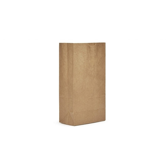AJM 5# Natural Kraft Bag, 1 x 500 ct Case - Disposables