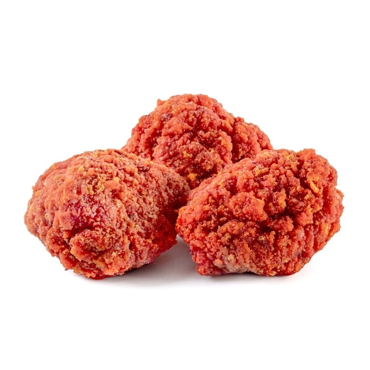 Pilgrims Foodservice Fully Cooked Breaded Flamin Hot Boneless Chicken Breast Chunks, 4 x 80 oz Case - Frozen Meat & - im