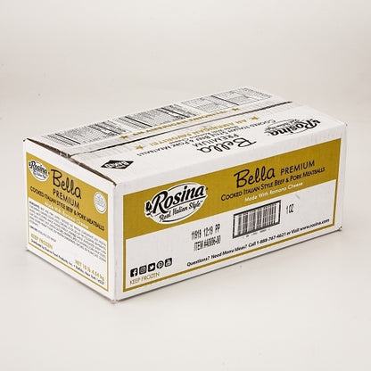 Bella 1 Oz Pork Beef Meatballs, 2 x 5 lb Case - DOT product image 3
