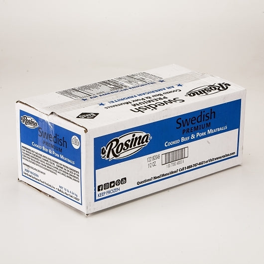 Rosina Cooked Swedish Meatball 0.5 Oz, 2 x 5 lb Case - DOT product image 4