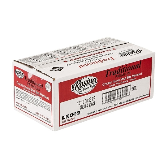 Rosina Traditional Meatball 2 Oz, 2 x 5 lb Case - DOT product image 3