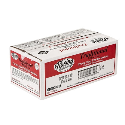 Rosina Traditional Meatball 2 Oz, 2 x 5 lb Case - DOT product image 3