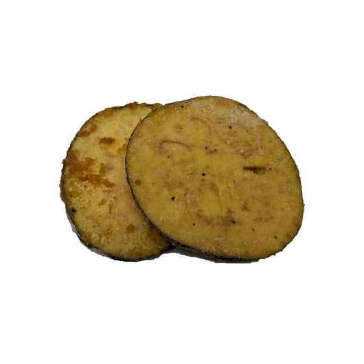 Rosina Food Traditional 3/8" Battered Skin-On Round Eggplant Cutlets, 1 x 10 lb Case - DOT product image 2