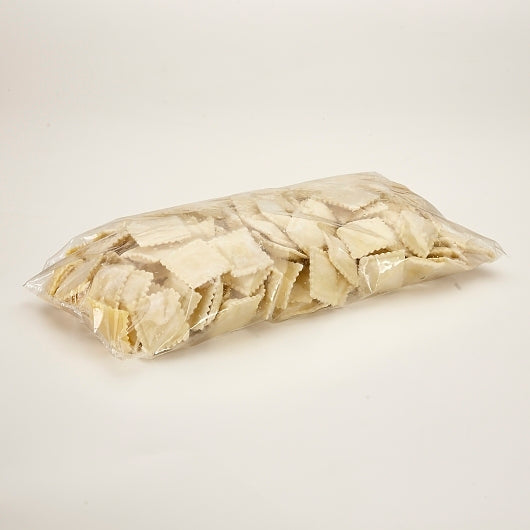 Rosina Food Pre Rosina Cooked Medium Square Cheese Ravioli, 2 x 5 lb Case - Pantry Ingredients