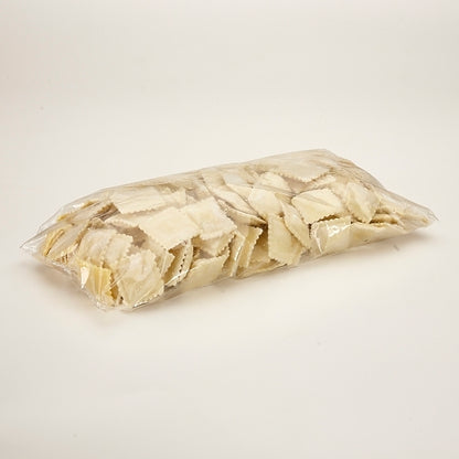 Rosina Food Pre Rosina Cooked Medium Square Cheese Ravioli, 2 x 5 lb Case - Pantry Ingredients