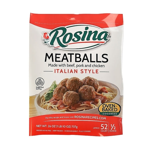 Rosina Italian Style Meatball 0.5 Oz, 8 x 26 oz Case - DOT product image 6