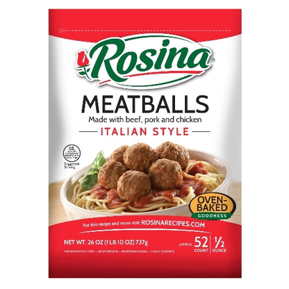 Rosina Italian Style Meatball 0.5 Oz, 8 x 26 oz Case - DOT product image 7