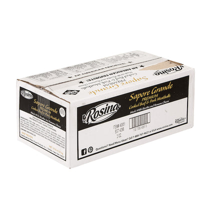 Rosina Premium Beef & Pork Meatballs, 2 x 5 lb Case - DOT product image 6