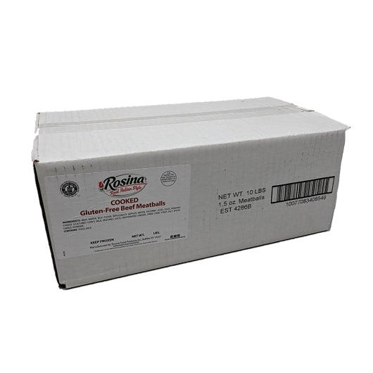 Rosina Cooked Beef Gluten & Soy Free Meatballs 1.5 Oz, 2 x 5 lb Case - DOT product image 5
