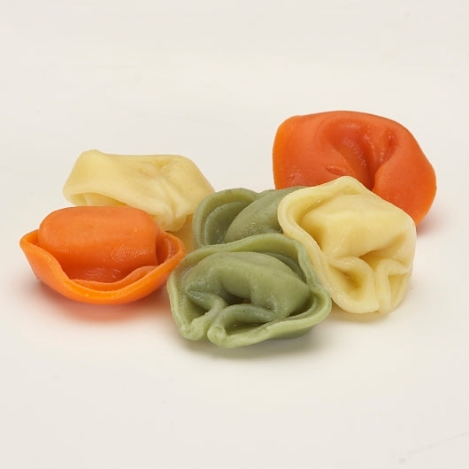 Rosina Food Tri Rosina Cooked Tri Color Tortellini, 2 x 5 lb Case - Pantry Ingredients