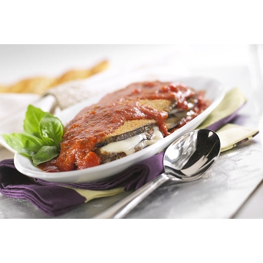 Rosina Food Traditional 3/8" Breaded Skin-On Naples Eggplant Cutlets, 1 x 10 lb Case - DOT product image 4