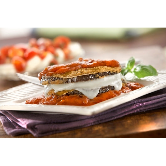 Rosina Food Traditional 3/8" Breaded Skin-On Naples Eggplant Cutlets, 1 x 10 lb Case - DOT product image 3