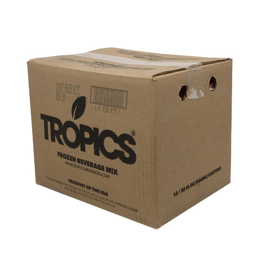Tropics Peach Drink Mix, 12 x 32 fl oz Case - Alternate product angle or state