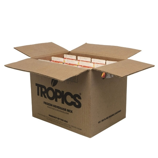 Tropics Peach Drink Mix, 12 x 32 fl oz Case - Alternate product angle or state