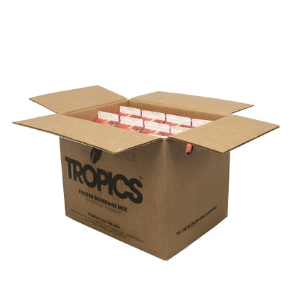 Tropics Strawberry Drink Mix, 12 x 32 fl oz Case - Alternate product angle or state