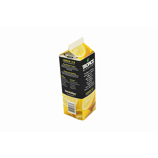 Tropics Lemon Ice Drink Mix, 12 x 32 fl oz Case - Frozen Fruit