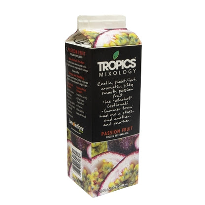 Tropics Passion Fruit Drink Mix, 12 x 32 fl oz Case - Alternate product angle or state