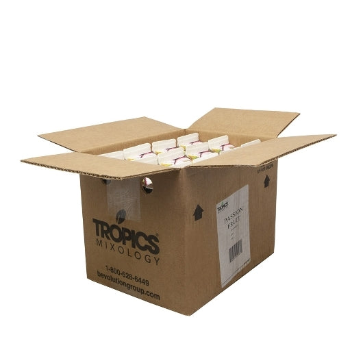 Tropics Passion Fruit Drink Mix, 12 x 32 fl oz Case - Alternate product angle or state