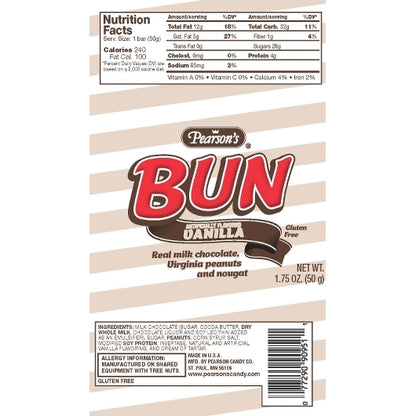 Bun Bar Cluster Bar Bun Vanilla, 12 x 24 x 1.75 oz Case - DOT product image 2