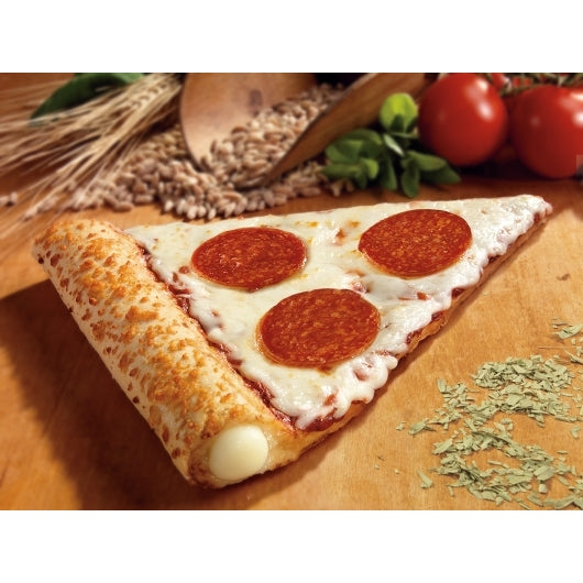 The MAX Stuffed Crust Cheese Reduced Fat Whole Grain 100% Mozzarella Pizza, 1 x 72 x 5 oz Case - DOT product image 3
