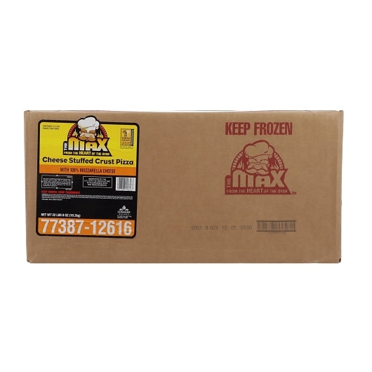 The MAX Stuffed Crust Cheese Whole Grain 100% Mozzarella Pizza, 1 x 72 x 5 oz Case - DOT product image 5