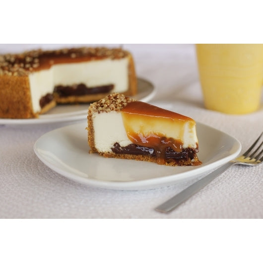 Alden Merrell Desserts Gourmet Turtle Cheesecake, 14 Slices per Cheesecake, 2 x 96 oz Case - DOT product image 3