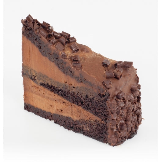 Alden Merrell Desserts Triple Chocolate Fudge Cake, 14 Slices per Cake, 2 x 100 oz Case - DOT product image 2