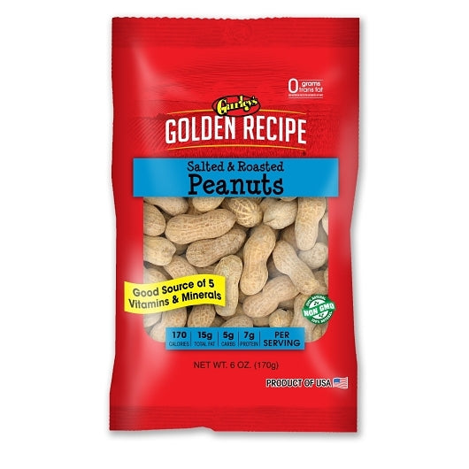 Gurley's Foods PEANUTS JUMBO SALTED IN SHELL, 12 x 6 oz Case - DOT product image 2