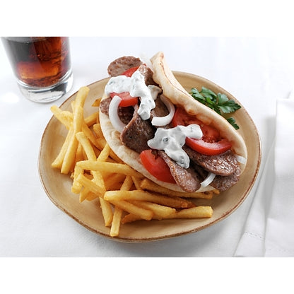 Kronos Frozen Gyrokone Gyro Sliced Premium Fully Cooked Beef, 4 x 5 lb Case - DOT product image 4