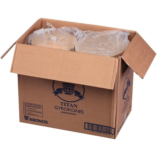 Kronos Uncooked Frozen Raw Gyrokone Titan Beef & Lamb Uncooked, 2 x 20 lb Case - DOT product image 3