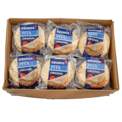 Pita 6 Inch White Deli Style PITA FLATBREAD, 12 x 5 each Case - DOT product image 2