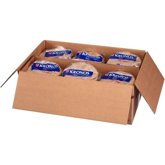 Pita 6 inch Whole Wheat Authentic PITA FLATBREAD, 12 x 10 each Case - DOT product image 6