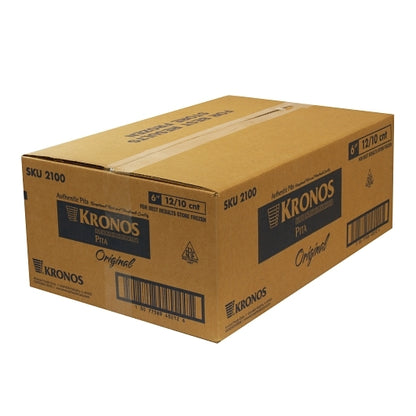 Kronos 6 Inch Authentic Original Flatbread, 12 x 10 each Case - Breads, Rolls & Buns