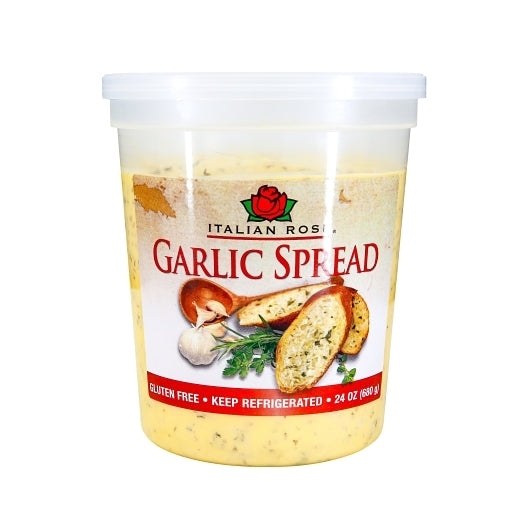 Italian Rose Garlic Spread, 12 x 24 oz Case - Butter & Margarine